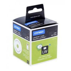 Dymo S0719250 CD / DVD Labels - 57mm - 160 Labels / Roll