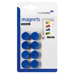 Legamaster 7-181103-8 Magnet, 20 mm Blue 8 pcs