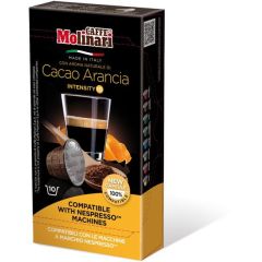 Caffe Molinari Cocoa Orange Nespresso Compatible Capsules - 50 Grams
