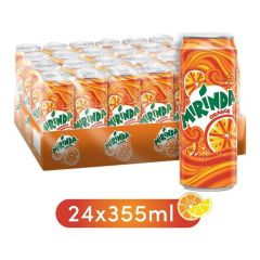 Mirinda Orange Can - 355ml x (Pack of 24)