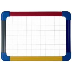 Bi-Office MB8039866 Double Sided Dry-Wipes Board - Colored Frame - A4
