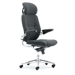 Mazaya MF 0157 Executive High Back Chair - Black In PU Leather