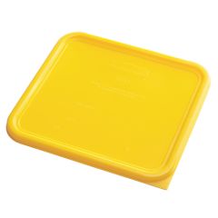 Rubbermaid 1980303 Square Container Lid - Fits 1.9L - 3.8L - 5.7L & 7.6L Containers - Yellow