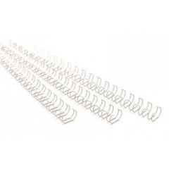 GBC RE510570 Wire Binding Element, 3:1 Pitch No.5 A5 White Pack of 250