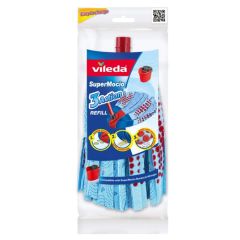 Vileda 3 Action SuperMocio Floor Cleaning Mop Refill - Assorted Color