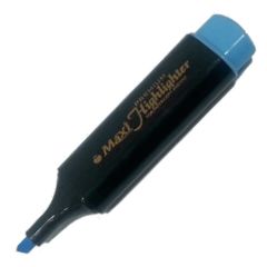 Maxi MX-50B/10 Premium Highlighter - Blue (Pack of 10)