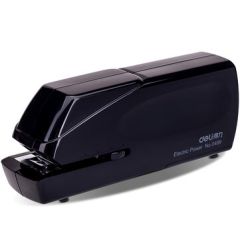 Deli 0489 Electric Stapler - 24/6 - 20 Sheets Capacity - Black