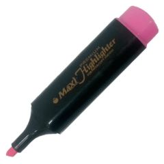 Maxi MX-50P Premium Highlighter - Pink (Pack of 10)