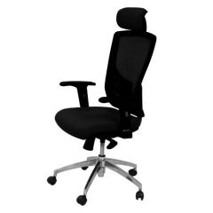 Mazaya MF 05029 High Back Executive Chair - Black In Fabric 
