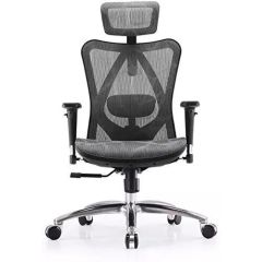 Sihoo M57 Ergonomic Adjustable Office Chair With 3D Arm Rests, Black