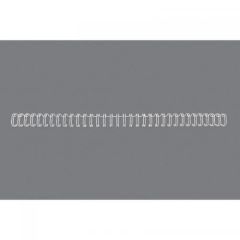 GBC RE810470 Wire Binding Element, 3:1 Pitch No.4 A4 White Pack of 250