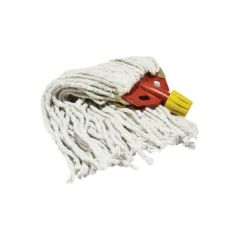AKC CM08Z Plastic Clip Cotton Mop - 350g - White