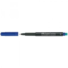 Faber Castell FC151351 Multimark Permanent Marker - 0.6mm - Blue (Pack of 10)