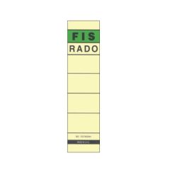 FIS FSST4RDBU Rado Spine Label - 38 x 186mm - Buff (Pack of 10)