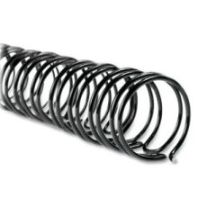 GBC RE810610 Wire Binding Element, 3:1 Pitch No.6 A4 Black Pack of 250