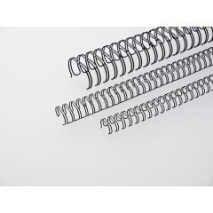 TPPS Binding Ring Wire 3:1, 14.3mm(9/16"), 34 Loops, Black (Pack of 100)