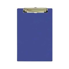 FIS FSCB0402BL PVC Single Clip Board with Wire Clip -  A4 - Blue