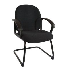 MHM Helena 591-2 Visitors Chair, Black