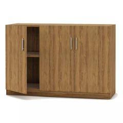 MHM Modern 3 Door Credenza with 2 Shelves, Zabrano