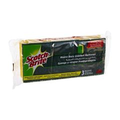 Scotch Brite Heavy Duty Comfort Nailsaver Sponge (3 / Pack)