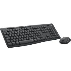 Logitech MK295 Silent Wireless Mouse & Keyboard Combo - Black