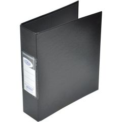 FIS FSBDPPA5BK 2-Ring PP Ring Binder - 25mm - A5 - Black