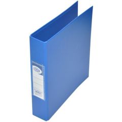FIS FSBDPPA5BL 2-Ring PP Ring Binder - 25mm - A5 - Blue