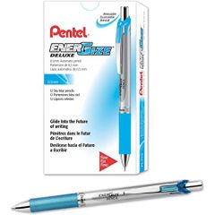 Pentel PL75 EnerGize Mechanical Pencil - 0.5mm Tip - Sky Blue (Pack of 12)