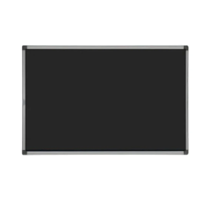 Bi-Office Chalk Board-Aluminium Frame, 60cm x 90cm - Black