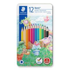 Staedtler Noris 145 Colored Wooden Pencil -  Assorted Color (Pack of 12)