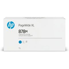 HP 312Z5A 878M 1-liter Cyan PageWide XL Ink Cartridge