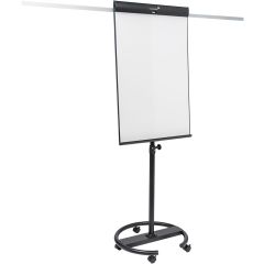 Legamaster 7-153600 Universal Triangle Mobile Flipchart Round Base - (H)105cm x(W)68 cm
