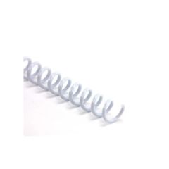 TPPS Plastic Binding Coil, 4:1, 6mm, White(Pack of 100)
