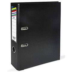 FIS FSBF8PBK PP Box File - F/S - 8cm Spine - Black (Pack of 5)