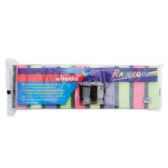 Vileda Rainbow Dishwashing Medium Foam Sponge Scourer (10 / Set)