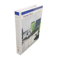 Super Deal 24203 2D-Ring Binder - 24mm - A4 - White