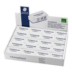 Staedtler Rasoplast Eraser - White (Pack of 40)