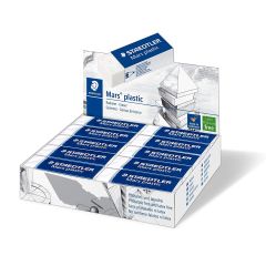 Staedtler 526 50 Mars Plastic Eraser - White (Pack of 20)