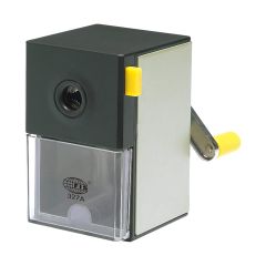 FIS FSSP327A Medium Metal Table Sharpener - Single Hole - 1 Piece