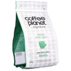 Coffee Planet Speciality Coffee Bean - Italian Dark Roast - 250g x (Pack of 12)