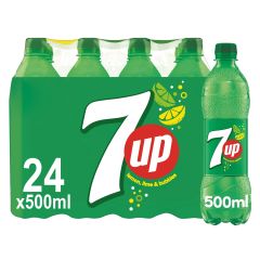 7UP Regular - 500ml Pet Bottle x (Pack of 24)