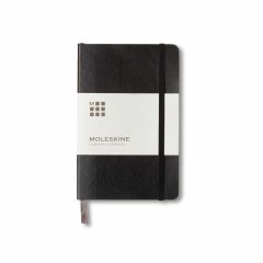Moleskine OWMOL 301 Hard Cover Pocket Notebook, Ruled, Black