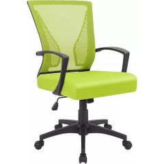 MHM Furmax Ergonomic Mid-Back Swivel Office Chair, Green