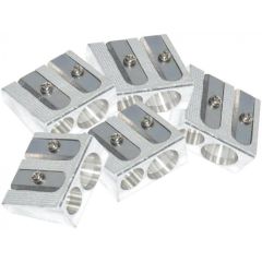 FIS FSSP20 V-Shape 2 Hole Metal Sharpener (Pack of 20)