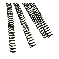 TPPS Plastic Binding Coil, 4:1, 7mm, Black (Pack of 100)