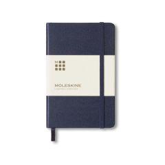 Moleskine OWMOL 302 Hard Cover Pocket Notebook, Ruled, Navy Blue