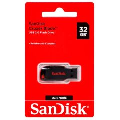 SanDisk Cruzer Blade USB 2.0 Flash Drive, 32GB