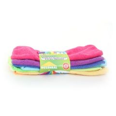 Rozenbal Microfibre Wipes - 30 x 35cm, Assorted Color (Pack of 5)