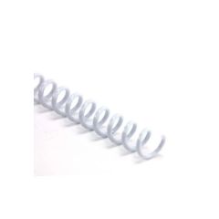 TPPS Plastic Binding Coil, 4:1, 7mm, White (Pack of 100)