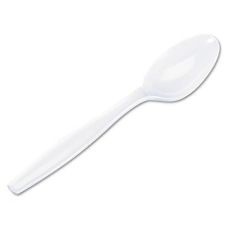 Al Daya Disposable Spoon - White - 50 Pieces x (Pack of 40)